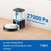 TPLink Tapo Robot Vacuum White RV20 Mop Plus