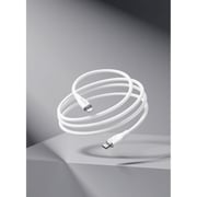 Voltme Powerlink Moss Liquid Silicone Type C To Lightning Cable 1.2m White