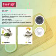 Prestige Dual Action Citrus Press PR81004