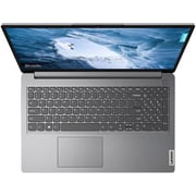 Lenovo IdeaPad 1 15IAU7 (2024) Laptop - 12th Gen / Intel Core i7-1255U / 15.6inch FHD / 512GB SSD / 8GB RAM / Shared Intel Iris Xe Graphics / Windows 11 Home / English & Arabic Keyboard / Cloud Grey / Middle East Version - [82QD00CMAX]