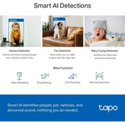 TPLink Tapo TC72 Pan/Tilt AI Home Security Wi-Fi Camera