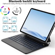 Protect Magnetic Keyboard Case With Trackpad Grey iPad Pro 12.9Inch