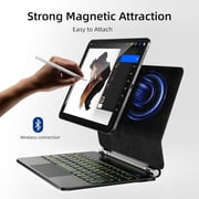 Protect Magnetic Keyboard Case With Trackpad Grey iPad Pro 12.9Inch