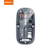 Recci Space Capsule Wireless Mouse , Black - RCS-M01