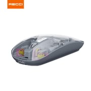 Recci Space Capsule Wireless Mouse , Black - RCS-M01