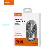 Recci Space Capsule Wireless Mouse , Black - RCS-M01