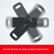 Sandisk Ultra Dual Drive Go Flash Drive USB-C 1TB Black SDDDC3-1T00-G46