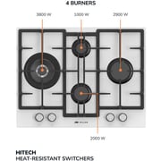 Millen Built In Gas Hob MGHG6502WH