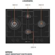 Millen Built In Gas Hob MGHG6503BL