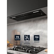 ميلين شفاط المطبخ المدمج MBKHG702BL