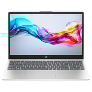 HP (2024) Laptop - Intel Core i3-N305 / 15inch FHD / 512GB SSD / 8GB RAM / Shared Intel UHD Graphics / Windows 11 Home / English & Arabic Keybaord / Natural Silver / Middle East Version - [15-FD0093NE]