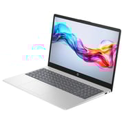 HP (2024) Laptop - Intel Core i3-N305 / 15inch FHD / 512GB SSD / 8GB RAM / Shared Intel UHD Graphics / Windows 11 Home / English & Arabic Keybaord / Natural Silver / Middle East Version - [15-FD0093NE]