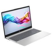 HP (2024) Laptop - Intel Core i3-N305 / 15inch FHD / 512GB SSD / 8GB RAM / Shared Intel UHD Graphics / Windows 11 Home / English & Arabic Keybaord / Natural Silver / Middle East Version - [15-FD0093NE]