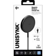 Unisynk Qi2 Magnetic Wireless Charger 2m Black