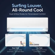 Gree 1.0 Ton Split Air Conditioner iAiry32-12C3| G-Ai Energy Saving, G-Boost Inverter, Plasma Purification, Wi-Fi Smart Control