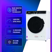 Daewoo DWD-9W1412I Front Load Washer 9KG