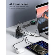 Joyroom 4 Port Travel Adapter Black