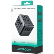 Joyroom 4 Port Travel Adapter Black