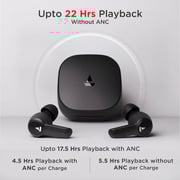 Boat Airdopes 411 ANC True Wireless Earbuds Black Storm
