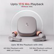 Boat Airdopes 411 ANC True Wireless Earbuds Grey Hurricane