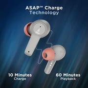 Boat Airdopes 411 ANC True Wireless Earbuds Grey Hurricane
