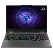 Lenovo LOQ 15IRX9 Gaming (2024) Laptop - 13th Gen / Intel Core i7-13650HX / 15.6inch FHD / 512GB SSD / 16GB RAM / 8GB NVIDIA GeForce RTX 4060 Graphics / Windows 11 Home / English & Arabic Keyboard / Luna Grey / Middle East Version - [83DV0006AX]