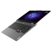 Lenovo LOQ 15IRX9 Gaming (2024) Laptop - 13th Gen / Intel Core i7-13650HX / 15.6inch FHD / 512GB SSD / 16GB RAM / 8GB NVIDIA GeForce RTX 4060 Graphics / Windows 11 Home / English & Arabic Keyboard / Luna Grey / Middle East Version - [83DV0006AX]