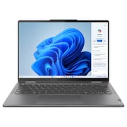 Lenovo Yoga 7 2-in-1 14IML9 Convertible (2024) AI PC - 1st Series / Intel Core Ultra 7-155H / 14inch WUXGA / 1TB SSD / 16GB RAM / Shared Intel Arc Graphics / Windows 11 Home / English & Arabic Keyboard / Storm Grey / Middle East Version - [83DJ000NAX]