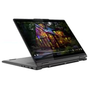 Lenovo Yoga 7 2-in-1 14IML9 Convertible (2024) AI PC - 1st Series / Intel Core Ultra 7-155H / 14inch WUXGA / 1TB SSD / 16GB RAM / Shared Intel Arc Graphics / Windows 11 Home / English & Arabic Keyboard / Storm Grey / Middle East Version - [83DJ000NAX]