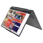 Lenovo Yoga 7 2-in-1 14IML9 Convertible (2024) AI PC - 1st Series / Intel Core Ultra 7-155H / 14inch WUXGA / 1TB SSD / 16GB RAM / Shared Intel Arc Graphics / Windows 11 Home / English & Arabic Keyboard / Storm Grey / Middle East Version - [83DJ000NAX]