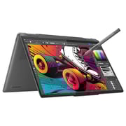 Lenovo Yoga 7 2-in-1 14IML9 Convertible (2024) AI PC - 1st Series / Intel Core Ultra 7-155H / 14inch WUXGA / 1TB SSD / 16GB RAM / Shared Intel Arc Graphics / Windows 11 Home / English & Arabic Keyboard / Storm Grey / Middle East Version - [83DJ000NAX]