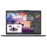 Lenovo Yoga 9 2-in-1 14IMH9 Convertible (2024) AI PC - 1st Series / Intel Core Ultra 7-155H / 14inch 4K / 1TB SSD / 16GB RAM / Shared Intel Arc Graphics / Windows 11 Home / English & Arabic Keyboard / Luna Grey / Middle East Version - [83AC000JAX]