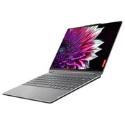 Lenovo Yoga 9 2-in-1 14IMH9 Convertible (2024) AI PC - 1st Series / Intel Core Ultra 7-155H / 14inch 4K / 1TB SSD / 16GB RAM / Shared Intel Arc Graphics / Windows 11 Home / English & Arabic Keyboard / Luna Grey / Middle East Version - [83AC000JAX]