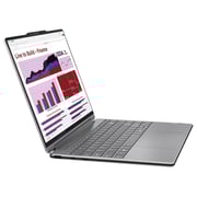 Lenovo Yoga 9 2-in-1 14IMH9 Convertible (2024) AI PC - 1st Series / Intel Core Ultra 7-155H / 14inch 4K / 1TB SSD / 16GB RAM / Shared Intel Arc Graphics / Windows 11 Home / English & Arabic Keyboard / Luna Grey / Middle East Version - [83AC000JAX]