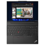 Lenovo ThinkPad E16 Gen 1 (2023) Laptop - 13th Gen / Intel Core i5-1335U / 16inch WUXGA / 512GB SSD / 8GB RAM / Shared Intel Iris Xe Graphics / Windows 11 / English Keyboard / Graphite Black / International Version - [21JN0016GP]