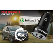 Honeywell CLA 65W PD Smart Car Charger Type C Black