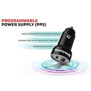 Honeywell CLA 65W PD Smart Car Charger Type C Black