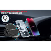 Honeywell Zest Magsafe Phone Mount Car Charger Black