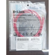 D-Link RJ45 Cat6 UTP Patch Cord Networking Cable 1m Red