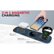 Honeywell Wireless 3-in-1 Magnetic Foldable Charger Grey