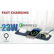 Honeywell Wireless 3-in-1 Magnetic Foldable Charger Grey