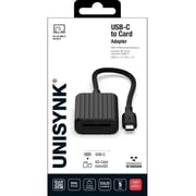Unisynk Micro SD Card Adapter USB-C Black ACUYKUSBCTOCARDADAPTSDMICROBLK