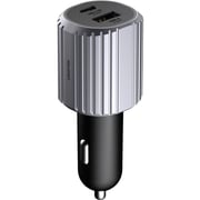 Unisynk USB-C/A Car Charger Grey