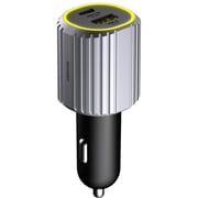 Unisynk USB-C/A Car Charger Grey
