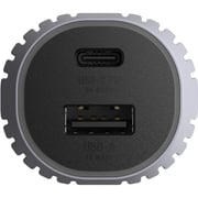 Unisynk USB-C/A Car Charger Grey