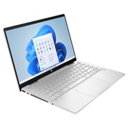 HP Pavilion x360 2-in-1 (2024) Laptop - 13th Gen / Intel Core i5-1335U / 14inch FHD / 512GB SSD / 8GB RAM / Shared Intel Iris Xe Graphics / Windows 11 Home / English & Arabic Keyboard / Silver / Middle East Version - [14-EK1012NE]+Sleeve+X200WM