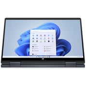 HP Pavilion x360 2-in-1 (2024) Laptop - 13th Gen / Intel Core i5-1335U / 14inch FHD / 256GB SSD / 8GB RAM / Shared Intel Iris Xe Graphics / Windows 11 Home / English & Arabic Keyboard / Space Blue / Middle East Version - [14-EK1035NE]+Sleeve+X200WM