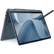 Lenovo Flex 7 14IAU7 2-in-1 Convertible (2022) Laptop - 12th Gen / Intel Core i7-1255U / 14inch 2.2K / 1TB SSD / 16GB RAM / Shared Intel Iris Xe Graphics / Windows 11 Home / English Keyboard / Stone Blue / International Version - [82VC0001US-1TB]