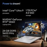 Asus Vivobook Pro 15 OLED (2024) AI PC - 1st Series / Intel Core Ultra 9-185H / 15.6inch 3K / 1TB SSD / 24GB RAM / 8GB NVIDIA GeForce RTX 4060 Graphics / Windows 11 Home / English & Arabic Keyboard / Earl Grey / Middle East Version - [N6506MV-MA004W]