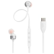 JBL Tune 310C USB Wired Hi-Res In-Ear Headphones White